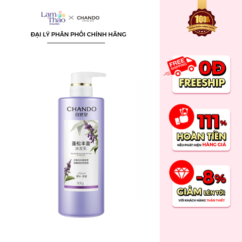  Dầu Gội Làm Phồng & Nuôi Dưỡng Tóc Dày Chắc Khoẻ Chando Volumizing & Fortifying Shampoo 