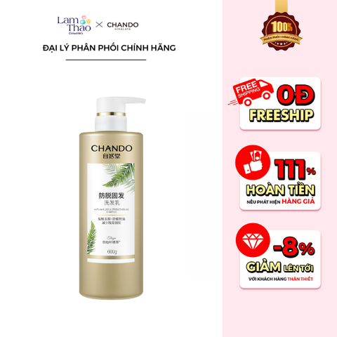  Dầu Gội Hỗ Trợ Ngăn Ngừa Tóc Gãy Rụng Chando Anti-Hair Loss & Strengthening Shampoo 
