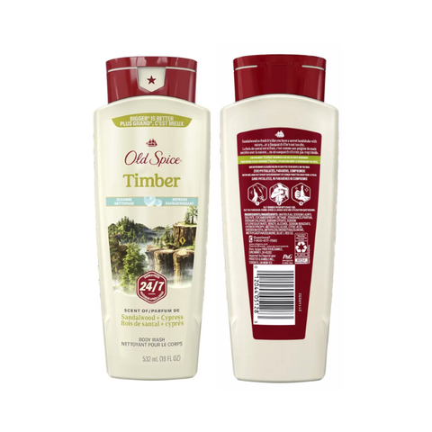  Sữa Tắm Nam Hương Gỗ Old Spice Timber Sandal Wood 