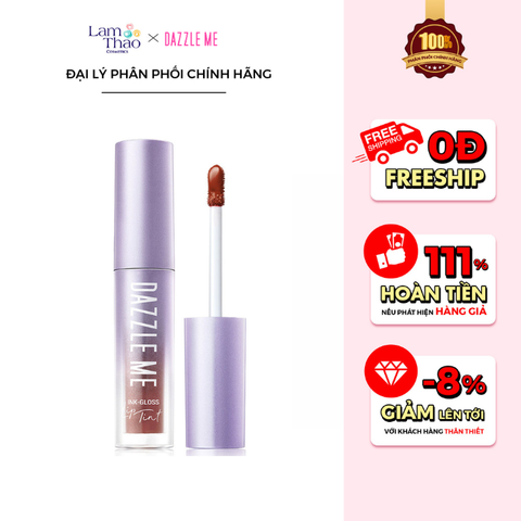  Son Tint Dưỡng Ẩm Căng Bóng DAZZLE ME Ink-Gloss Lip Tint 