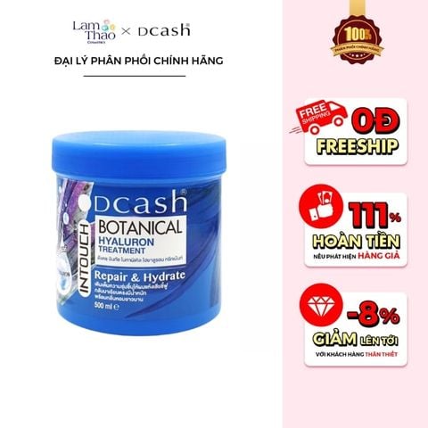  Kem Ủ Tóc Hấp Dầu Dcash Intouch Botanical Hyaluron Treatment 
