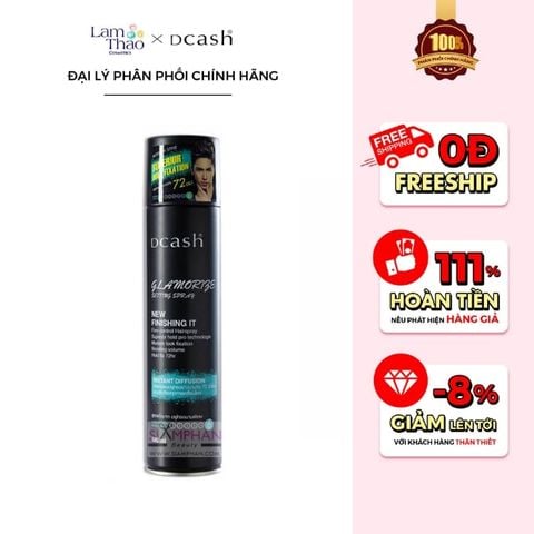  Keo Xịt Tạo Kiểu Tóc Dcash Glamorize Setting Spray 