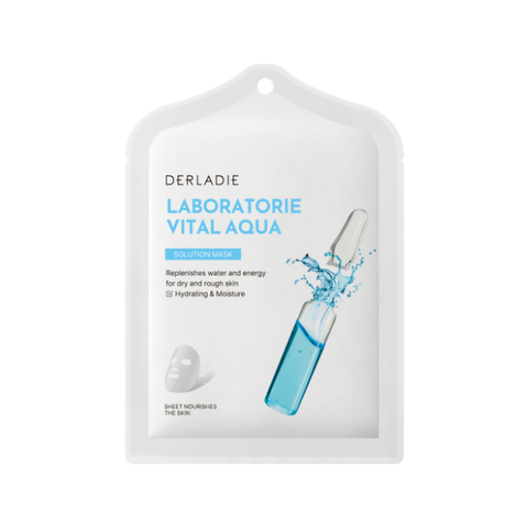  Mặt Nạ Hỗ Trợ Phục Hồi Da Khô Ráp Derladie Laboratorie Vital Aqua Solution Mask 