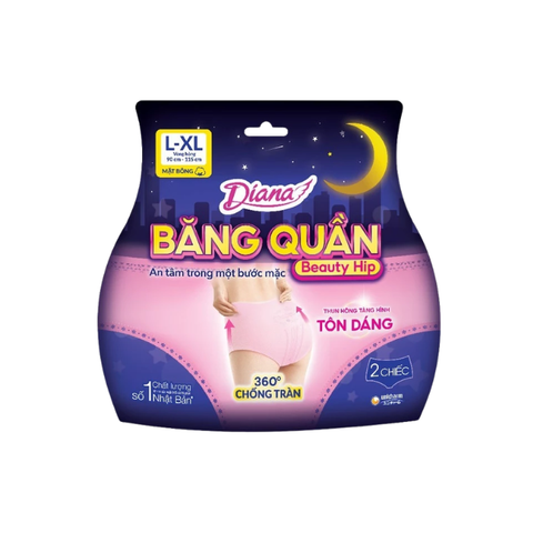  Băng Vệ Sinh Dạng Quần Ban Đêm Diana Beauty Hip 