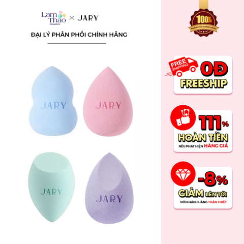  [DEAL SỐC 15.10 - 15.10 KHI MUA COMBO 02 MÚT] Mút Trang Điểm Giọt Nước Jary Makeup Sponge 