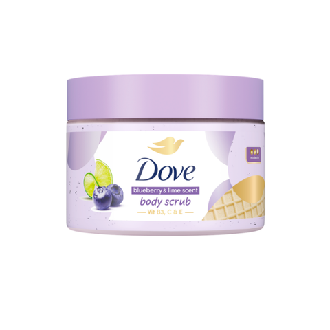  [KHÔNG ÁP DỤNG HTV] Tẩy Tế Bào Chết Body Hương Việt Quất Dove Blueberry & Lime Scent Body Scrub 
