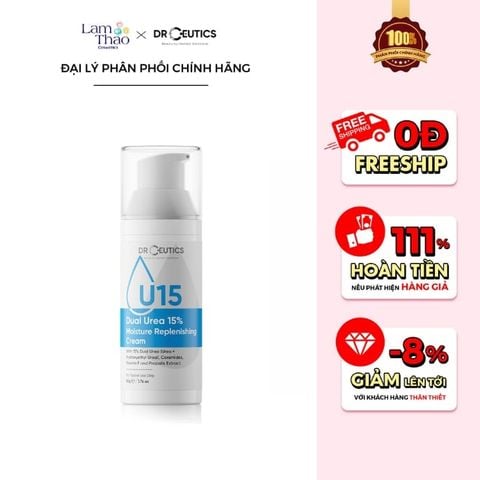  Kem Dưỡng Cấp Ẩm DrCeutics Dual Urea 15% Moisture Replenishing Cream 
