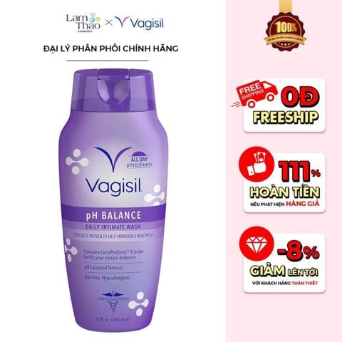  Dung Dịch Vệ Sinh Vagisil pH Balance Daily Intimate Wash 