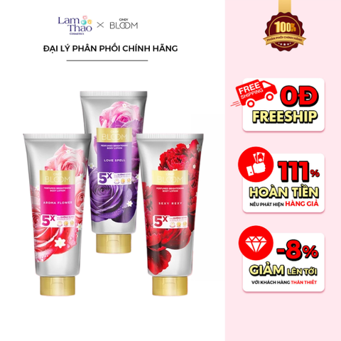  Sữa Dưỡng Thể Sáng Da Hương Nước Hoa Cindy Bloom Perfumed Brightening Body Lotion 