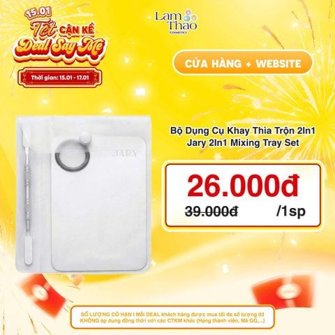  [DEAL SỐC 15.01 - 17.01] Bộ Dụng Cụ Khay Thìa Trộn 2In1 Jary 2In1 Mixing Tray Set 
