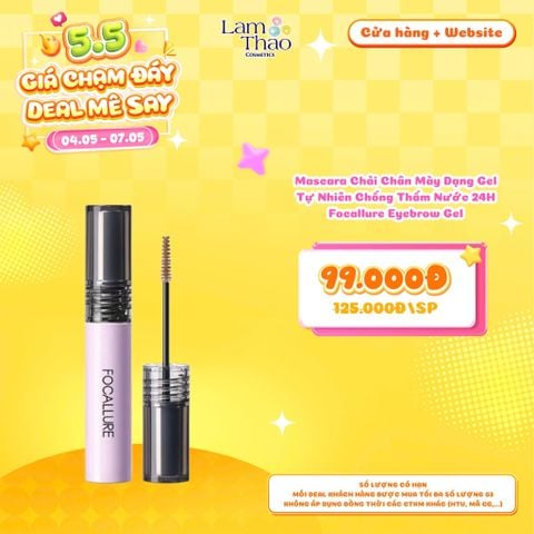  [DEAL SỐC 04.05 - 07.05] Mascara Chải Chân Mày Dạng Gel Tự Nhiên Chống Thấm Nước 24H Focallure Eyebrow Gel 