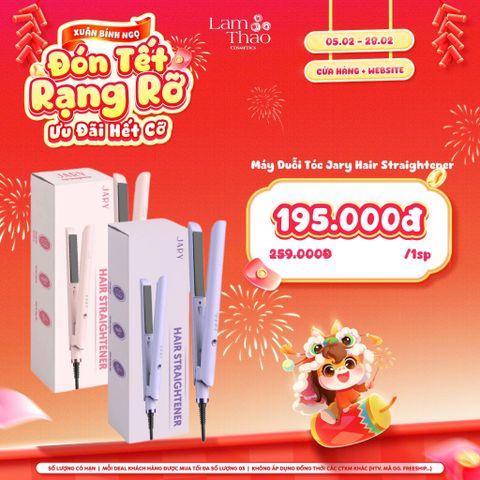  [DEAL 01.02 - 28.02] Máy Duỗi Tóc Jary Hair Straightener 