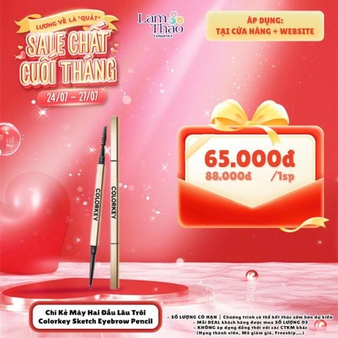  [DEAL 24/7 - 27/7 GIÁ SỐC] Chì Kẻ Mày Hai Đầu Lâu Trôi Colorkey Sketch Eyebrow Pencil 