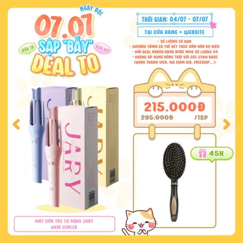  [DEAL 04/7 - 07/7 TẶNG 1 LƯỢC CHẢI TÓC] Máy Uốn Tóc Tự Động Jary Hair Curler 