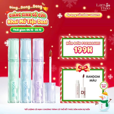  [DEAL SỐC 6.12 - 25.12 MUA HOÁ ĐƠN FOCALLURE 199K TẶNG 01 SON TRUE MATTE LIQUID LIPSTICK] Son Tint Siêu Căng Bóng Mọng Nước Lâu Trôi Focallure 