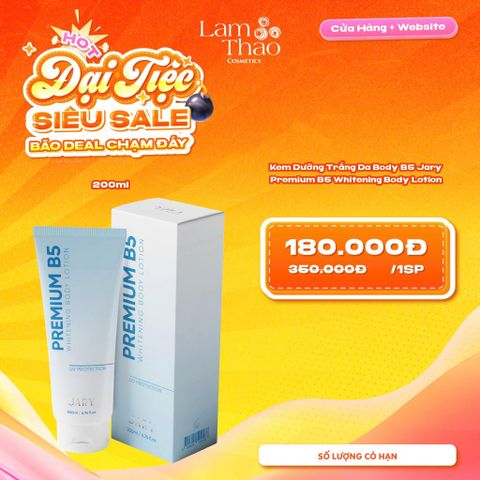  Kem Dưỡng Trắng Da Body B5 Jary Premium B5 Whitening Body Lotion 
