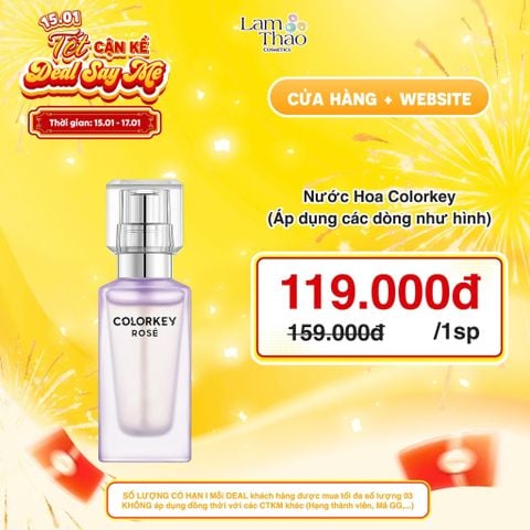  [DEAL SỐC 15.01 - 17.01] Nước Hoa Colorkey Rose Wild Violet Eau De Parfum 