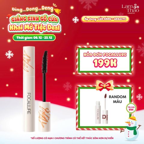  [DEAL SỐC 6.12 - 25.12 MUA HOÁ ĐƠN FOCALLURE 199K TẶNG 01 SON TRUE MATTE LIQUID LIPSTICK] Mascara Làm Dài Dày Cong Mi Focallure Waterproof Volumizing Mascara 