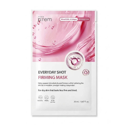  Mặt Nạ Cấp Ẩm & Hỗ Trợ Làm Giảm Nếp Nhăn Make P:rem Everyday Shot Firming Mask 