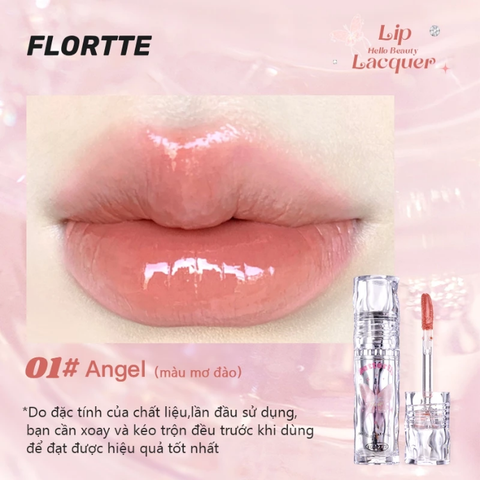  Son Kem Bóng Flortte Hello Beauty Lip Lacquer 