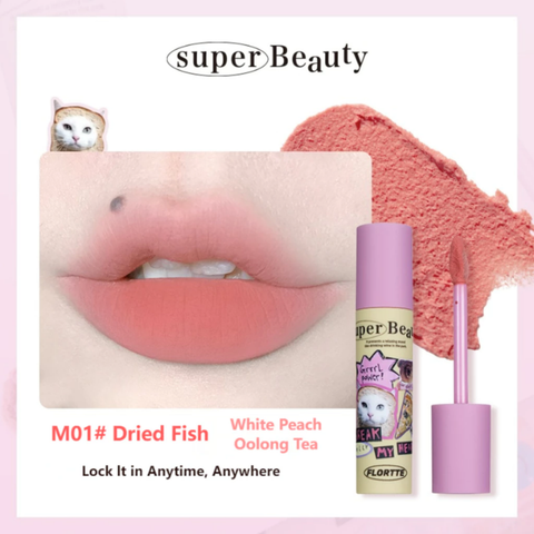  Son Kem Lì Flortte I Am Super Beauty Lip Cream 