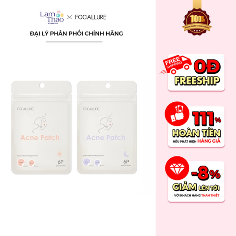  Miếng Dán Mụn Chăm Sóc Vùng Da Bị Mụn Trên Mặt Focallure Acne Pimple FA186 