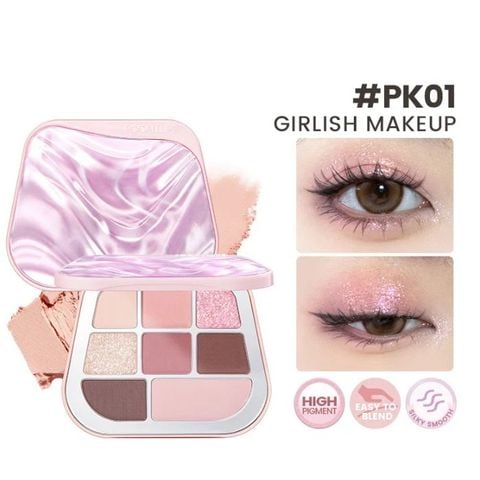  Bảng Phấn Mắt 8 Ô Focallure 8 Pan Pressed Powder Palette 