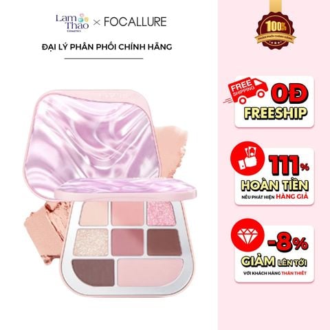  Bảng Phấn Mắt 8 Ô Focallure 8 Pan Pressed Powder Palette 
