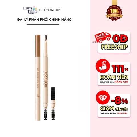  Chì Vẽ Chân Mày Focallure Anti Smudge Eyebrow Pencil 