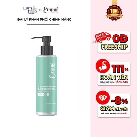  Gel Rửa Mặt Sạch Sâu Kiểm Soát Mụn Emmie Pore Purifying & Blemish Control Derma Cleansing Gel 