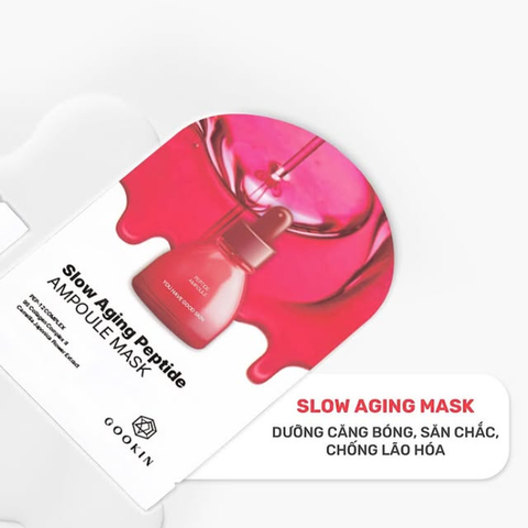  Mặt Nạ Săn Da & Tăng Độ Đàn Hồi Cho Da Lão Hoá Gookin SLow Aging Peptide Ampoule Mask 