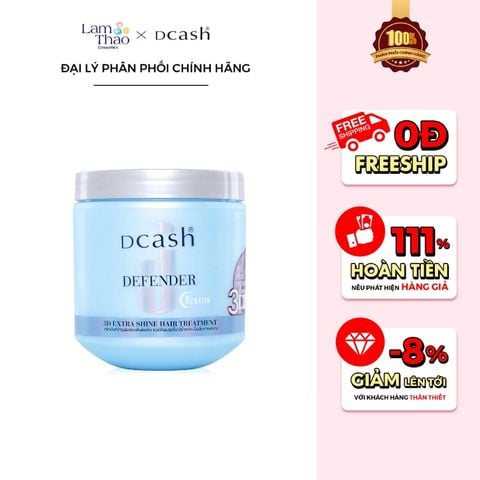  Kem Hấp Dầu DCash Defender Keratin 3D Extra Shine Hair Treatment 