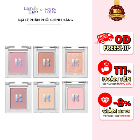  Phấn Mắt Đơn Sắc Holika Holika My Fave Piece Eyeshadow 