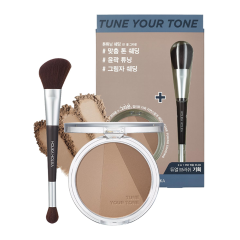  Set Phấn Tạo Khối Kèm Cọ Holika Holika Tune Your Tone 2 In 1 