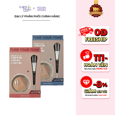  Set Phấn Tạo Khối Kèm Cọ Holika Holika Tune Your Tone 2 In 1 