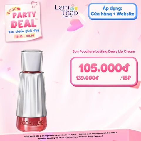  [DEAL SỐC 18/10 - 20/10] Son Focallure Lasting Dewy Lip Cream 