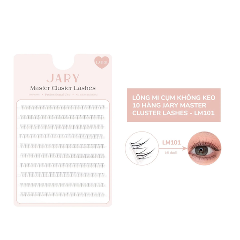  Lông Mi Cụm Không Keo 10 Hàng Jary Master Cluster Lashes 
