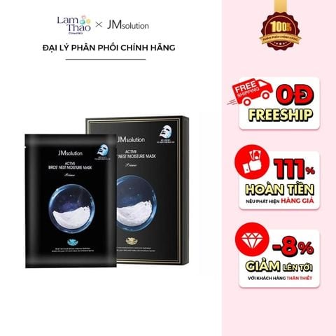  Mặt Nạ Tổ Yến Dưỡng Ẩm JM Solution Active Bird's Nest Moisture Mask Prime 