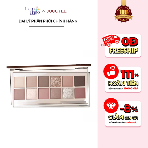  Bảng Phấn Mắt 12 Ô Joocyee 12 Shades Eyeshadown Palette 