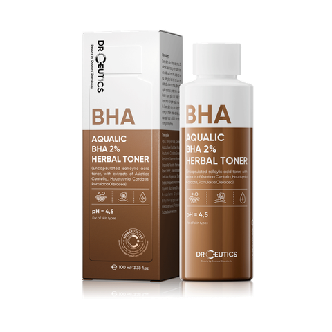  Nước Hoa Hồng Hỗ Trợ Loại Bỏ Tế Bào Chết DrCeutics Aqualic BHA 2% Herbal Toner 