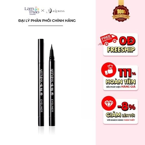  Bút Kẻ Mắt Artmiss Color Fixing Rotating Liquid Eyeliner 