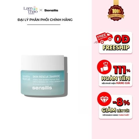  Kem Dưỡng Làm Dịu Và Giảm Mẫn Đỏ Sensilis Skin Rescue [Barrier] 
