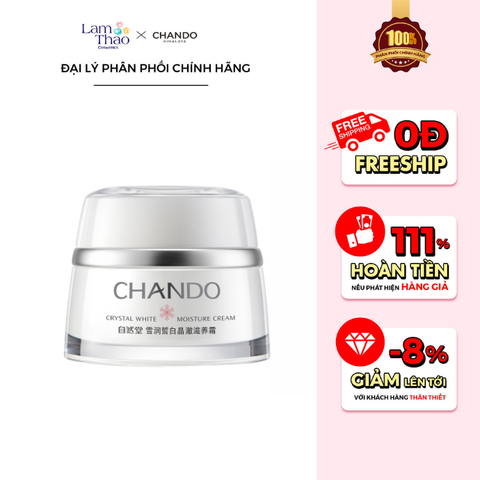  Kem Dưỡng Trắng & Cấp Ẩm Pha Lê Chando Himalaya Crystal White Moisture Cream 