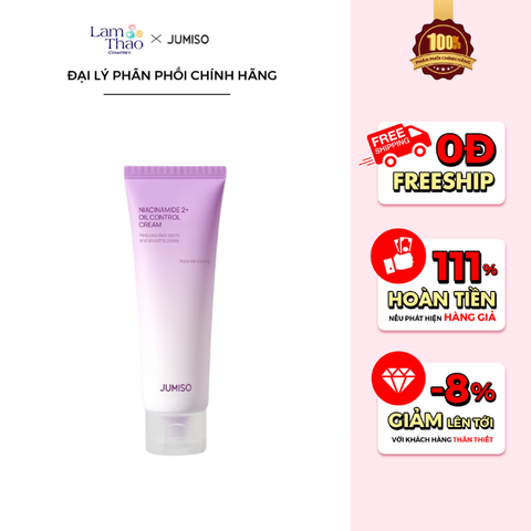  Kem Dưỡng Kiềm Dầu & Ngăn Ngừa Mụn Jumiso Niacinamide 2+ Oil Control Cream 