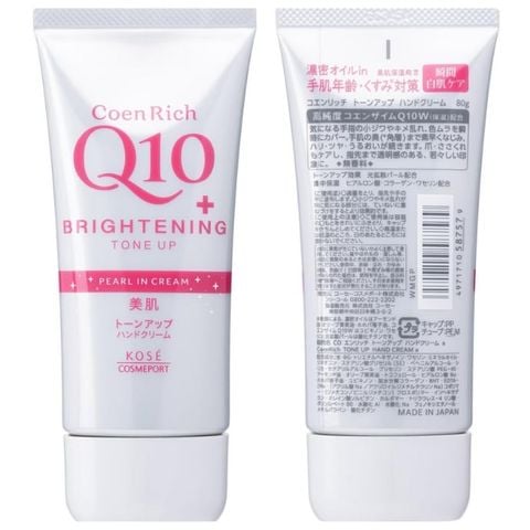  Kem Dưỡng Ẩm Da Tay Kose Coen Rich Q10+ Brightening Tone Up Hand Cream 