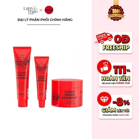  Kem Đu Đủ Đa Năng Lucas Lucas' Papaw Ointment 