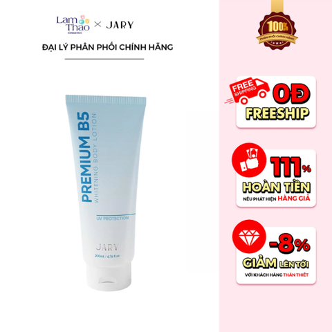  Kem Dưỡng Trắng Da Body B5 Jary Premium B5 Whitening Body Lotion 