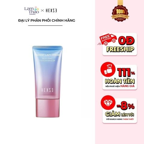  Kem Lười Nâng Tone Đa Năng Hexze Radiant Lazy Cream 