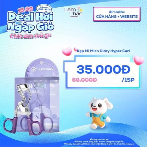  [DEAL SỐC 13.09 - 15.09] Kẹp Mi Mlen Diary Hyper Curl 