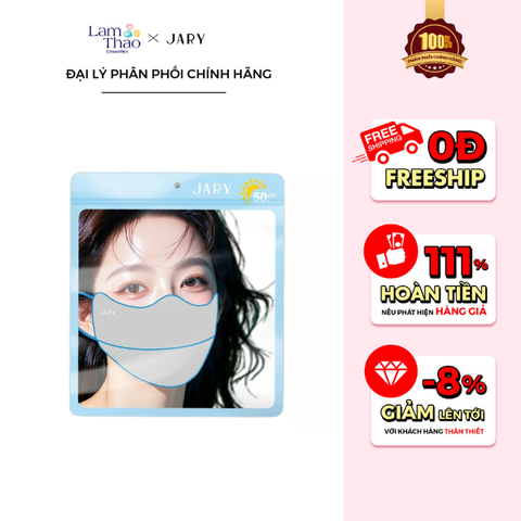  Khẩu Trang Vải Chống Tia UV Jary Sun Protection Mask 